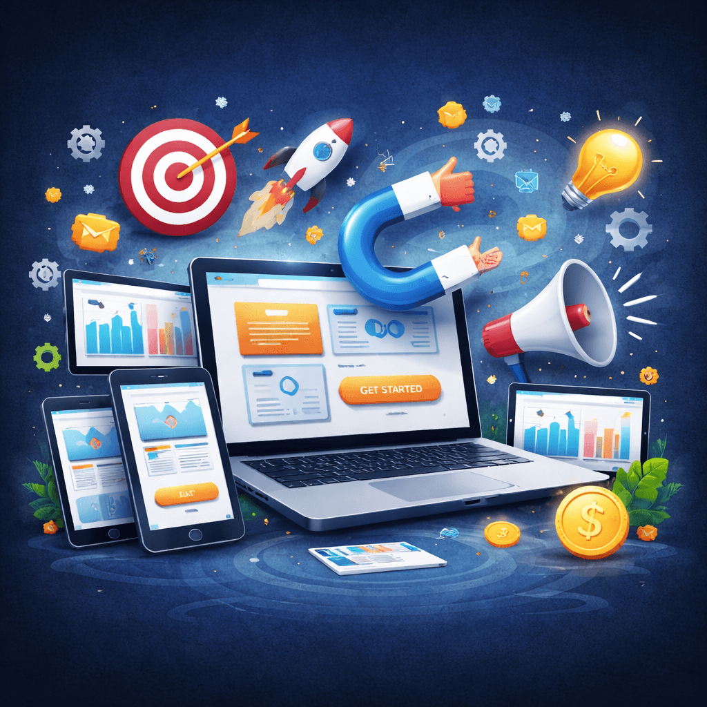 We ,[object Object], for the Click, the Scroll, and the Conversion.